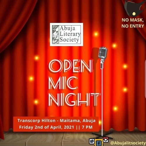 02 Apr. 2021, Open Mic Night – Abuja