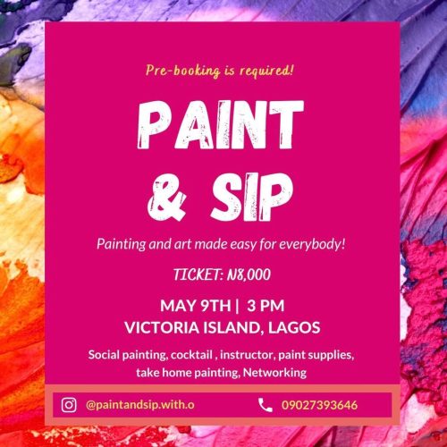 09 May 2021, Paint & Sip