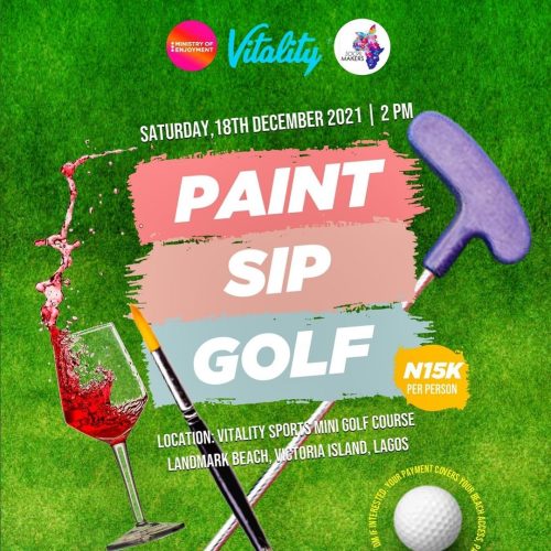 18 Dec. 2021, Paint. Sip. Golf