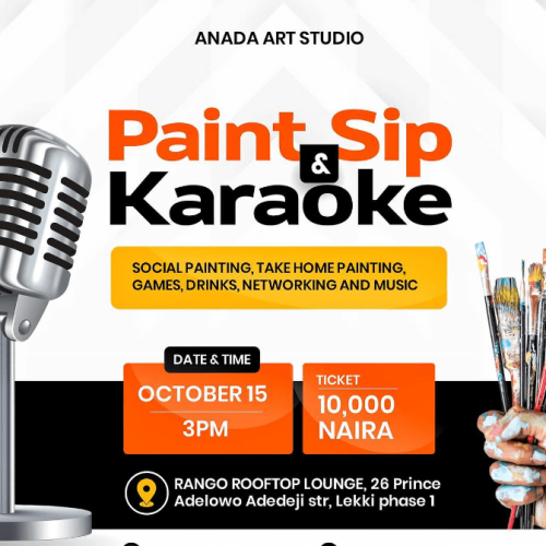 15 Oct. 2023, Paint, Sip & Karaoke