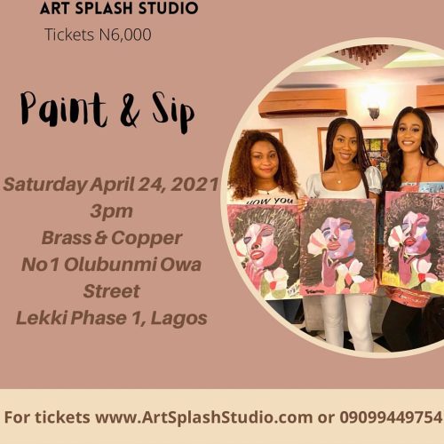 24 Apr. 2021, Paint & Sip – Lekki