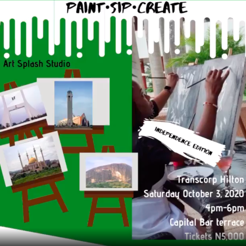 03 Oct. 2020, Paint • Sip • Create – Abuja