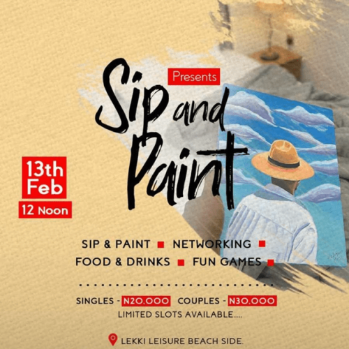 13 Feb. 2022, Sip & Paint