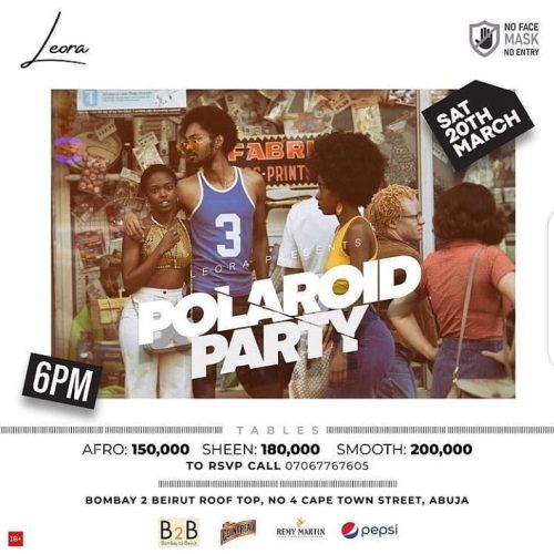 20 Mar. 2021, Polaroid Party – Abuja