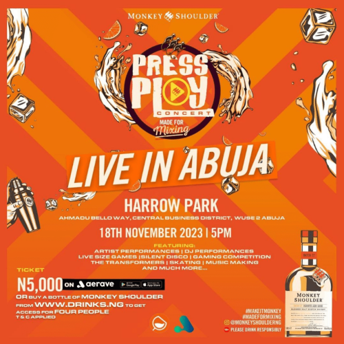 18 Nov. 2023, Press Play Concert – Abuja