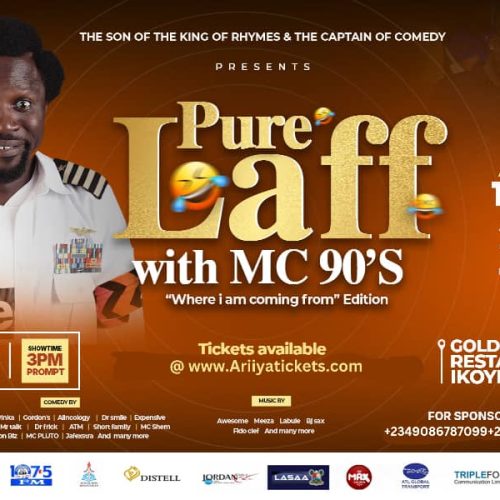 10 Nov. 2024, Pure Laff with MC 90’s