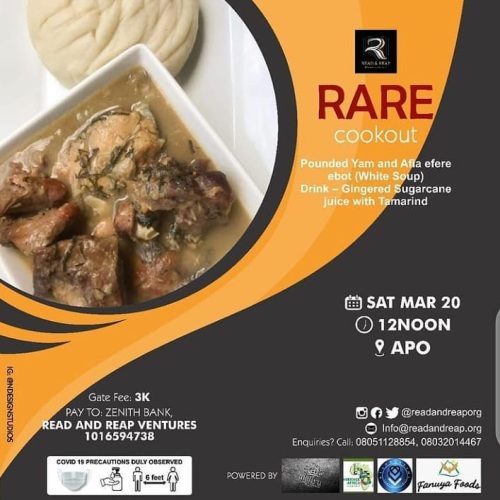 20 Mar. 2021, RARE Cookout – Abuja