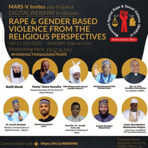 11 Jul. 2020, Rape and Gender-Based Violence from The Religious Perspectives