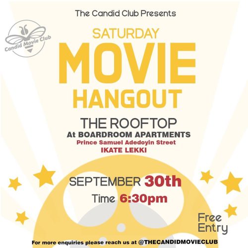 30 Sep. 2023, Saturday Movie Hangout