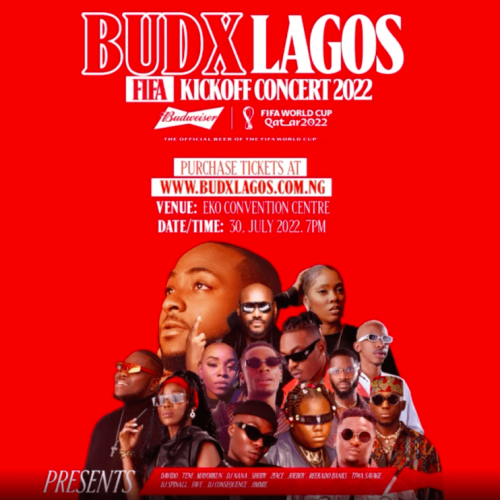 30 Jul. 2022, BudXLagos FIFA Kick-Off Concert