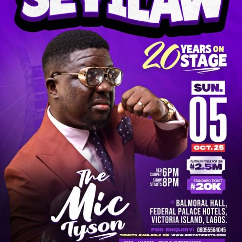 SeyiLaw 20 Years on Stage