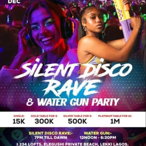 Silent Disco Rave & Water Gun Party