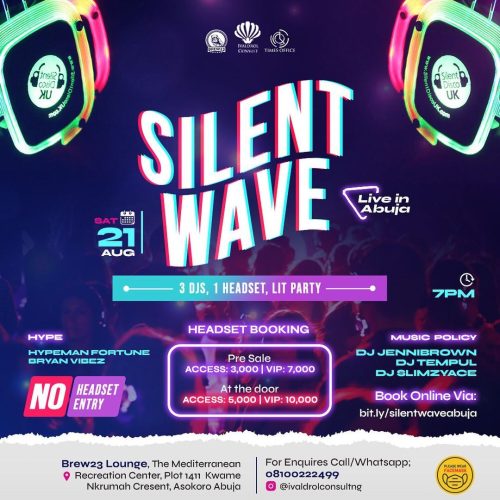 21 Aug. 2021, Silent Wave – Abuja