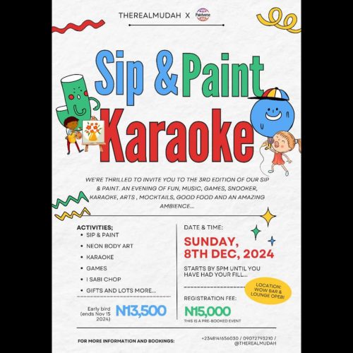Sip & Paint Karaoke