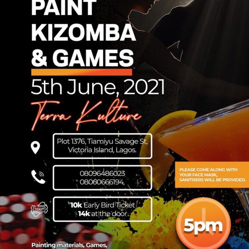 05 Jun. 2021, Sip . Paint . Kizomba & Games