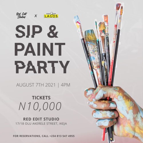 07 Aug. 2021, Sip & Paint Party