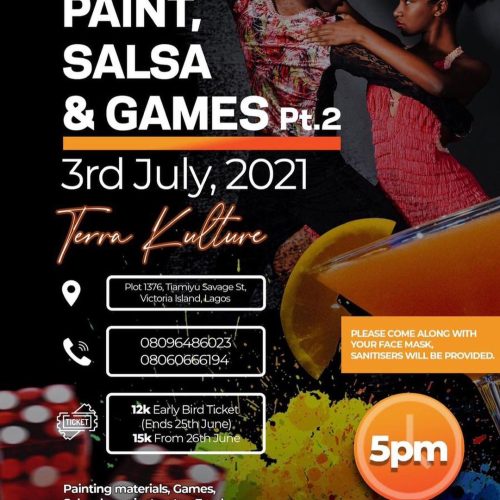 03 Jul. 2021, Sip, Paint, Salsa & Games Pt. 2