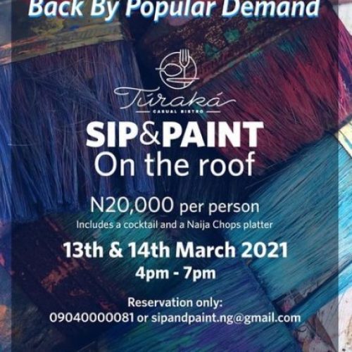 13 & 14 Mar. 2021, Sip & Paint On The Roof