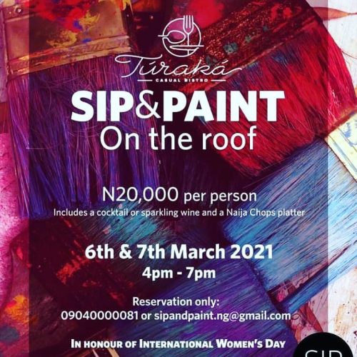 06 – 07 Mar. 2021, Sip & Paint On The Roof