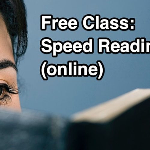 09 Jun. 2020, Online Speed Reading Class