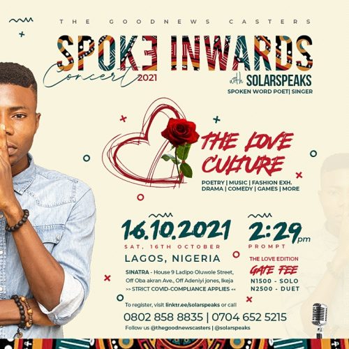 16 Oct. 2021, Spoke Inwards Concert