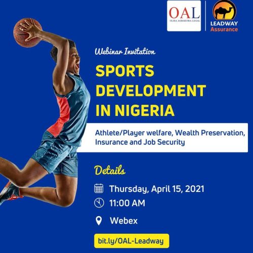 15 Apr. 2021, Sports Development In Nigeria