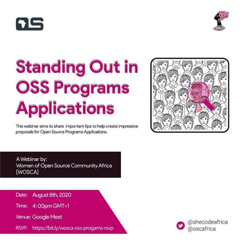 08 Aug. 2020, Standing Out in OSS Programs Applications