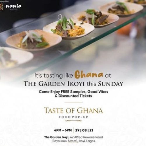 29 Aug. 2021, Taste of Ghana Food Pop-Up