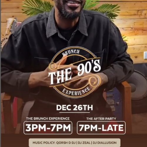 26 Dec. 2024, The 90’s Brunch Experience And The After Party