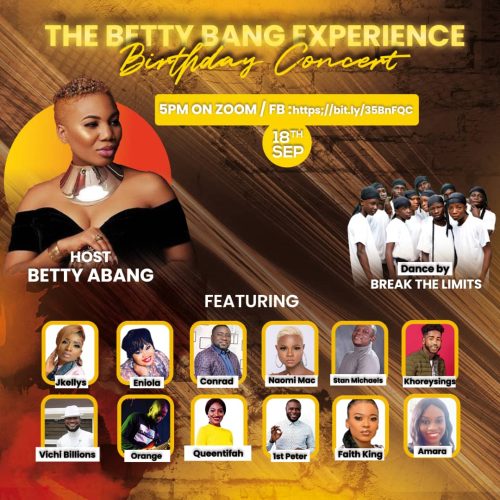 18 Sep. 2020, The Betty Bang Experience Birthday Concert