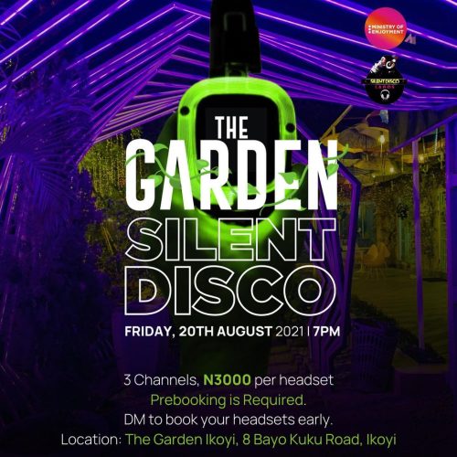 20 Aug. 2021, The Garden Silent Disco