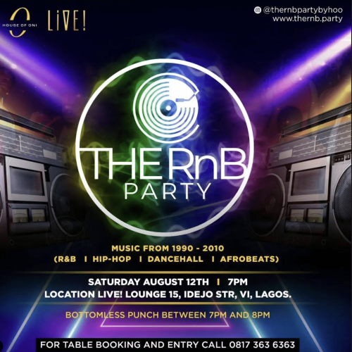 12 Aug. 2023, The RnB Party