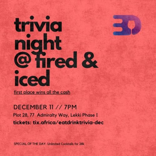 11 Dec. 2025, Trivia Night