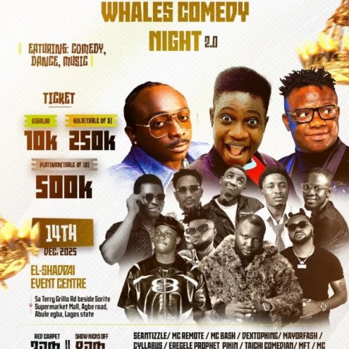 14 Dec. 2025, Whales Comedy Night 2.0