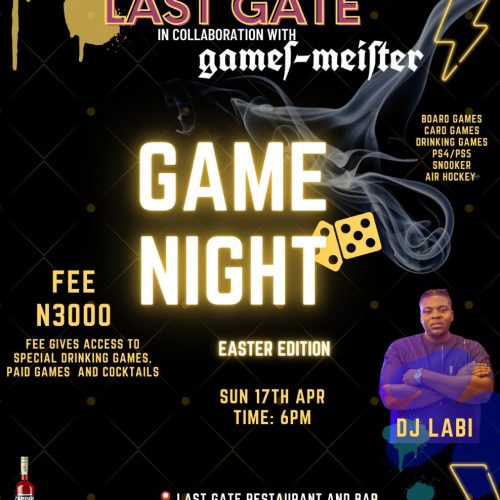 17, Apr. 2022, Game Night – Easter Edition – Abuja