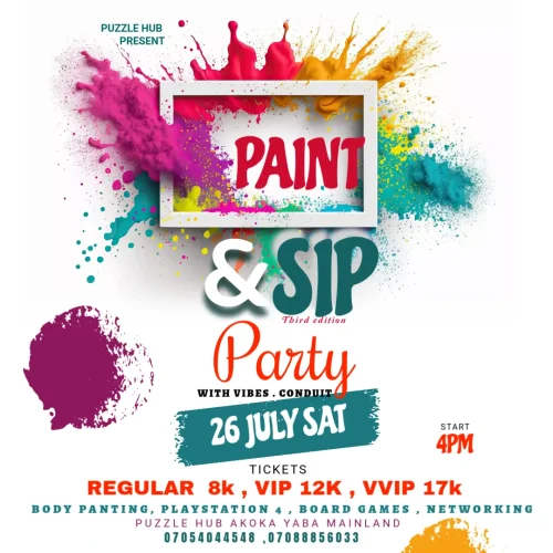26 Jul. 2025, Paint & Sip