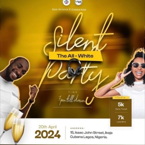 20 April. 2024, Slient Party- The All White Party