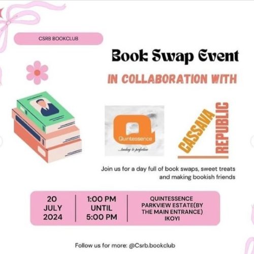 20 July. 2024, Book Swap Event