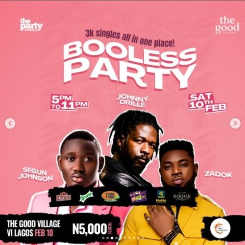 10 Feb. 2024. Booless Party