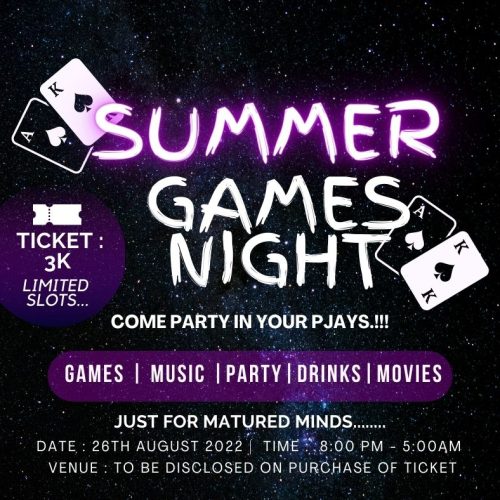 26 Aug. 2022, Summer Games Night