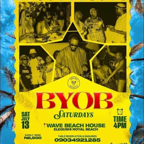 13 July. 2024, BYOB Saturdays