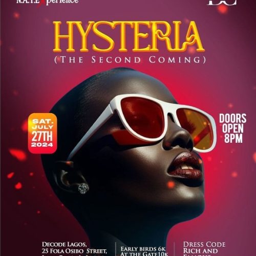 27 July. 2024, Hysteria- The Second Coming