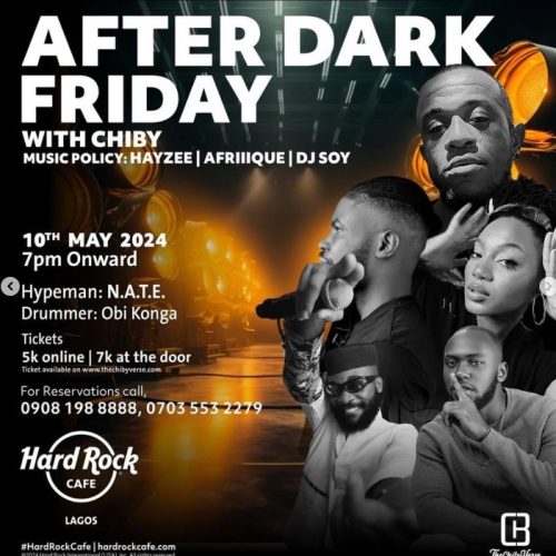 10 May. 2024, After Dark Friday with Chiby