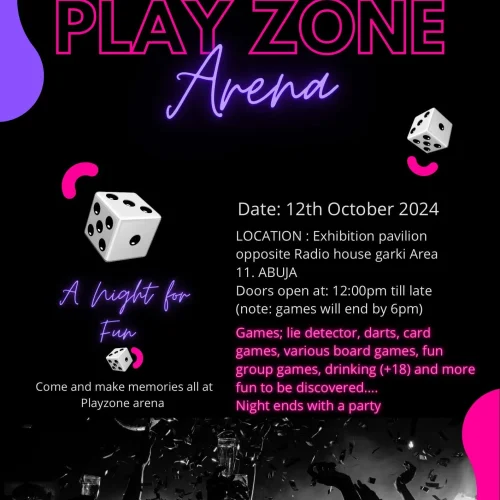 12 Oct. 2024, Play Zone Arena – Abuja