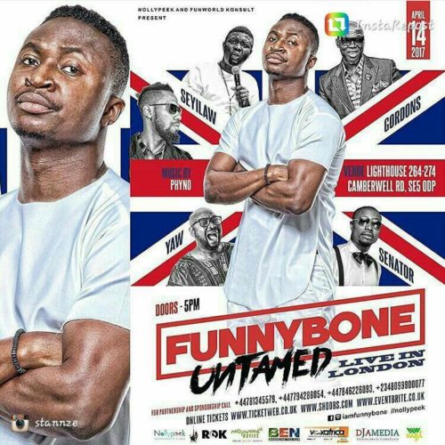 14 Apr. 2017, Easter Comedy Jam: Funnybone Untamed – London