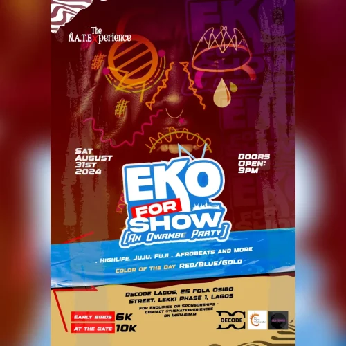 31 Aug. 2024, Eko For Show, An Owambe Party