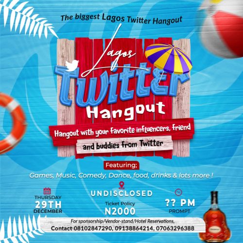 29 Dec. 2022, Lagos Twitter Hangout