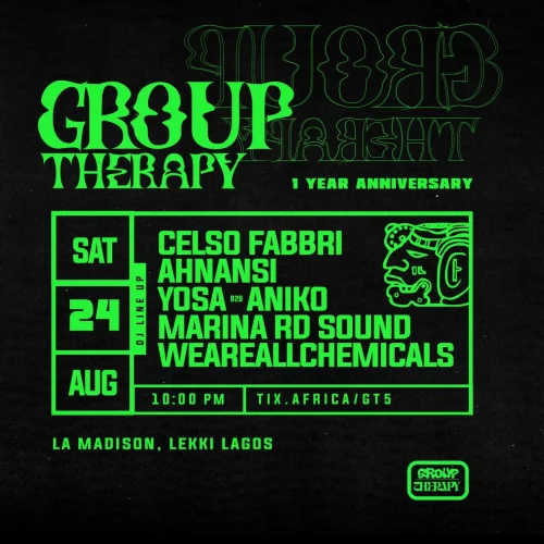 24 August. 2024, Group Therapy: 1 Year Anniversary