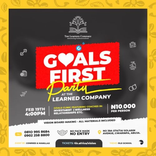 19 Feb. 2022, The Learned Company 2022 Vision Board Party – Abuja