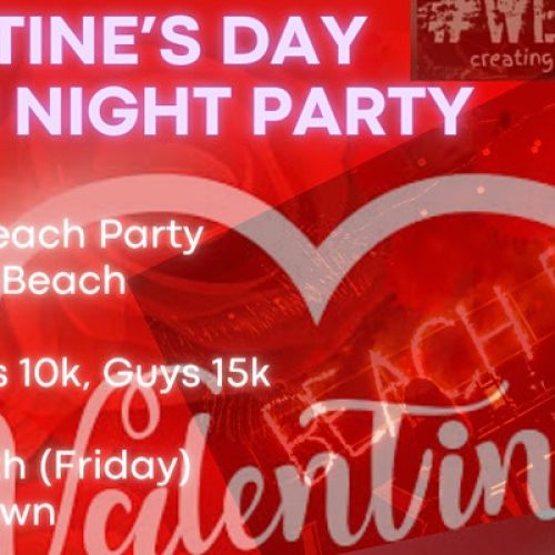 18 Feb. 2022, Valentine’s Day Beach Night Party